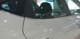 Хромовані молдинги скла Хендай ix35 (хром нижні молдинги скла Hyundai ix35)