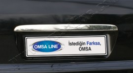 Накладка хромована на багажник Мерседес МЛ W163 (хром накладка над номером Mercedes ML W163)