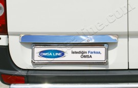Накладка хромована на багажник Мерседес Віто 638 (хром накладка над номером Mercedes Vito W638)