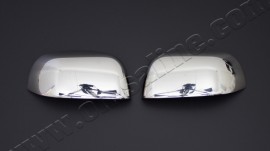 Хром накладки на зеркала Ниссан Ноут 2 (хромированные накладки на боковые зеркала Nissan Note 2)