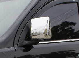Хром накладки на зеркала Опель Комбо С (хромированные накладки на боковые зеркала Opel Combo C)