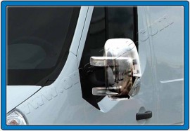 Хром накладки на дзеркала Opel Movano B (хромовані накладки на бічні дзеркала Opel Movano B)