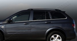Хромовані молдинги скла Санг Енг Кайрон (хром нижні молдинги скла SsangYong Kyron)