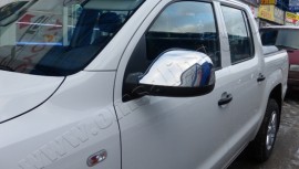 Хром накладки на дзеркала Фольксваген Амарок (хромовані накладки на бічні дзеркала Volkswagen Amarok)