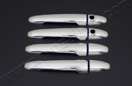 Хром накладки на ручки Фольксваген Крафтер 1 (хромированные накладки на дверные ручки Volkswagen Crafter 1)