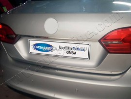 Хромована накладка на багажник Volkswagen Jetta 6 (хром накладка над номером Volkswagen Jetta 6)