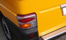 Хромована окантовка на стопи Volkswagen Transporter T4 (хром накладки на стопи Volkswagen Transporter T4)