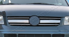 Хром накладки на радіаторні грати Volkswagen Transporter T5 (хромовані накладки на радіаторні грати Фольксваген Транспорті