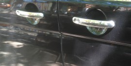 Хром накладки на ручки Volkswagen Транспортер Т5 (хромовані накладки на дверні ручки Volkswagen Transporter T5)