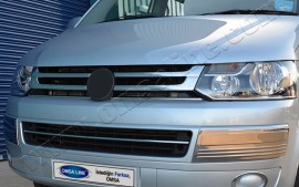 Хромовані накладки на решітку Volkswagen T5 FL (хромовані накладки на решітку радіатора Volkswagen T5)
