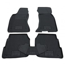 Резиновые коврики Ауди А6 С5 с перемычкой