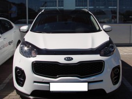 Мухобойка капота Киа Cпортейдж 4 (дефлектор на капот Kia Sportage 4)