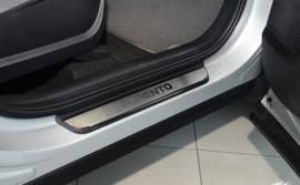 Накладки на пороги Кіа Соренто 3 (захисні накладки Kia Sorento 3)