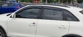 Дефлекторы окон Ауди Q3 (ветровики на Audi Q3)
