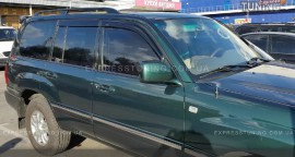 Дефлектори вікон Тойота Ленд Крузер 100 (Скло лобове Toyota Land Cruiser 100)