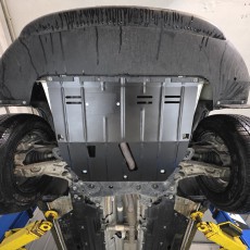 Защита двигателя Jeep Cherokee KL 2013+ под мотор коробку и раздатку сталь 2мм