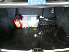 Коврик в багажник Фиат Альбеа (автомобильный коврик багажника Fiat Albea)