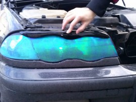 Реснички на фары Бмв Е46 (накладки на фары BMW E46 верхние)