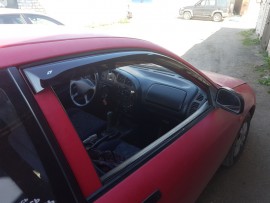 Ветровики Митсубиси Кольт 5 (дефлекторы окон Mitsubishi Colt 5 3D)