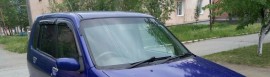 Cobra Tuning Вітровики Nissan Cube 1 (дефлектор вікон Nissan Cube 1)