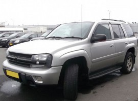 Ветровики Шевроле Трейлблейзер 1 (дефлекторы окон Chevrolet Trialblazer 1)