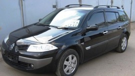 Ветровики Рено Меган 2 универсал (дефлекторы окон Renault Megane 2 Wagon)