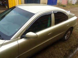 Ветровики Вольво S60 1 (дефлекторы окон Volvo S60 1)