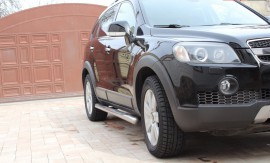 Силовые пороги трубы Chevrolet Captiva 2006-2018