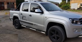 Пороги трубами Volkswagen Amarok