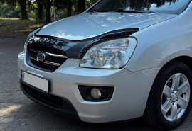 Дефлектор капота Киа Каренс 3 (мухобойка на капот Kia Carens 3 UN)