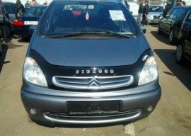 Дефлектор капота Ситроен Ксара Пикассо дорестайл (мухобойка на капот Citroen Xsara Picasso)