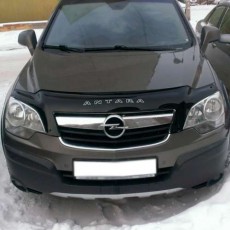Дефлектор капота Опель Антара (мухобойка на капот Opel Antara)