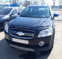 Дефлектор капота Шевроле Каптива (мухобойка на капот Chevrolet Captiva)