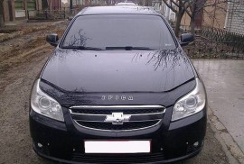 Дефлектор капота Шевроле Эпика (мухобойка на капот Chevrolet Epica)