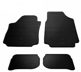 Резиновые коврики Ауди 100 черные