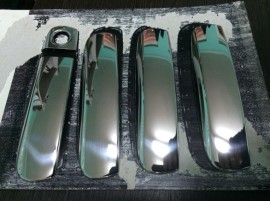 Хром накладки дверных ручек для Ауди А6 С5 металлические