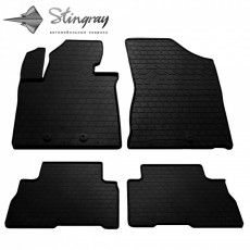 Резиновые коврики Киа Соренто 2 рестайл (коврики в салон Kia Sorento 2 FL)