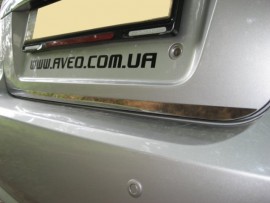 Хромована кромка багажника Chevrolet Aveo T250