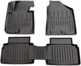 Бежеві килимки на Kia Sportage 3 із гуми