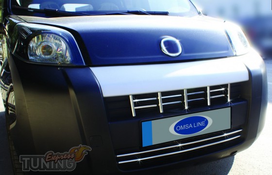 Хром накладки решетки радиатора Fiat Fiorino