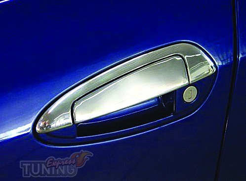 Хром накладки на ручки Fiat Grande Punto с верхней частью