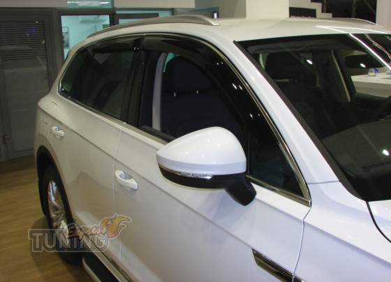 Купить оригинальные ветровики на Volkswagen Touareg 3 