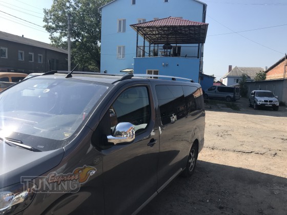 Установка рейлингов на Ситроен Джампи 3