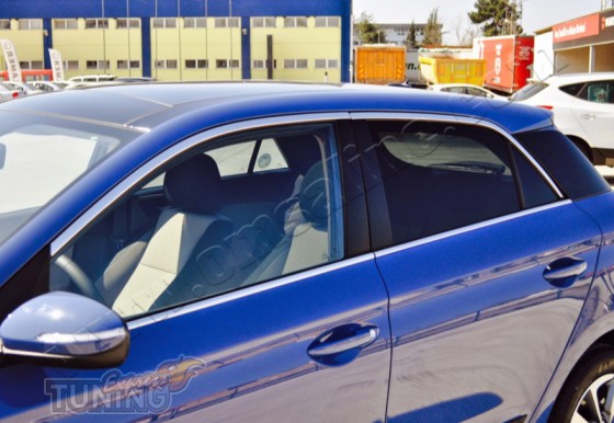 Хром окантовка стекол Hyundai i20 GB полный комплект