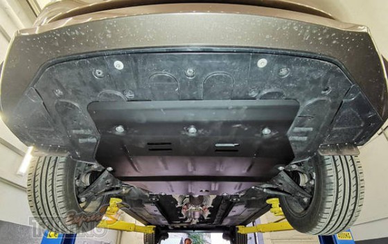 Защита картера двигателя Jac S3 металлическая 