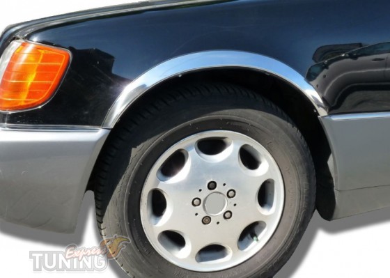 Хром накладки на арки Mercedes W140