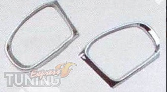Хром окантовка на зеркала Mercedes W220