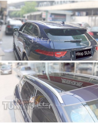 Установка алюминиевых рейлингов на Jaguar F-Pace после 2016 года