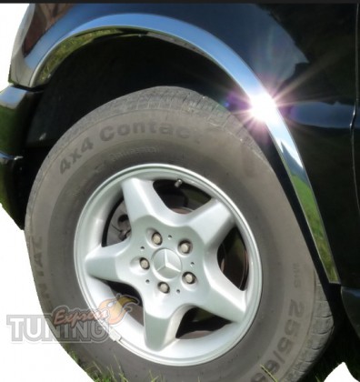 Хром накладки на арки Mercedes ML W163