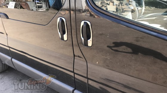 Хром окантовка ручек Nissan Primastar